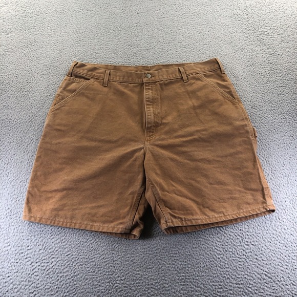 Carhartt Other - Vintage Carhartt Shorts Mens 40 Brown Duck Canvas Carpenter Union Made In USA